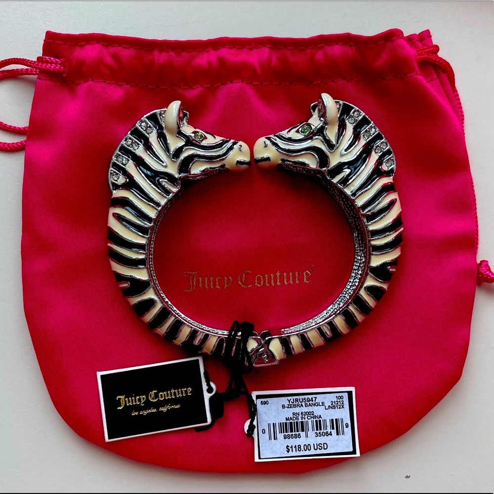 Juicy couture zebra bangle
